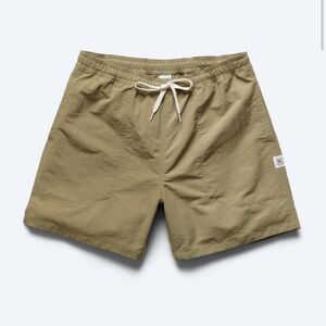 Reigning Champ Nylon Utility Short 6" in Khaki